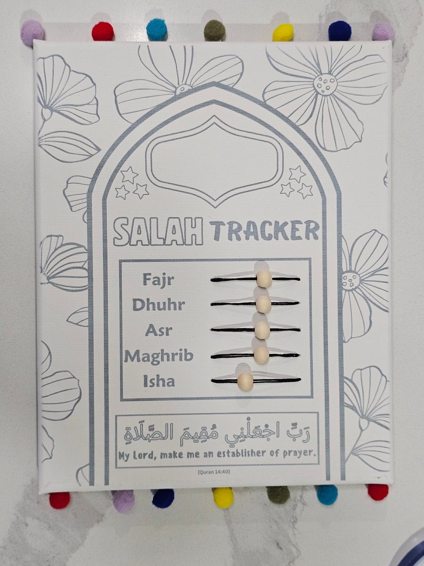Floral Salah Tracker